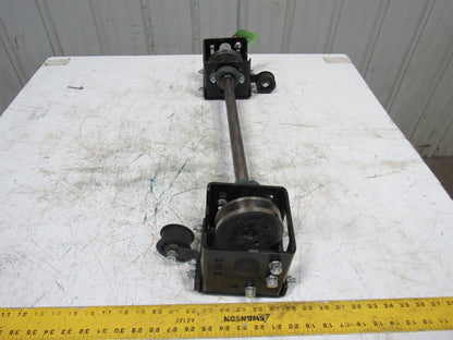 Dematic K041550AFA 23" Width Right Hand Jackshaft Conveyor Assembly