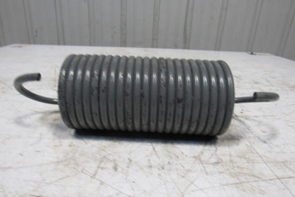 4" OD x 12-3/4" Open Ended Left hand Wound 3/8" Wire Heavy Extension Spring