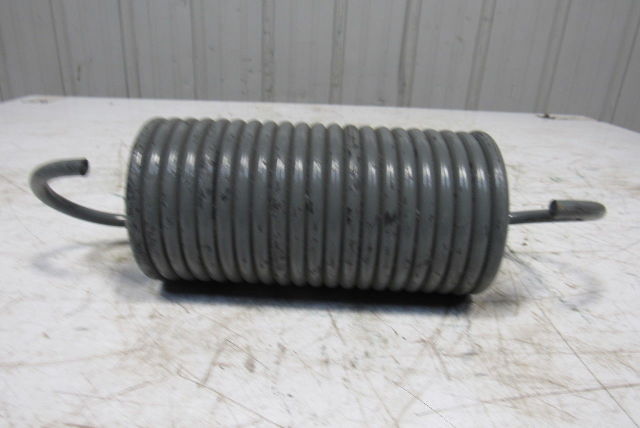 4" OD x 12-3/4" Open Ended Left hand Wound 3/8" Wire Heavy Extension Spring