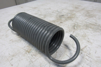 4" OD x 12-3/4" Open Ended Left hand Wound 3/8" Wire Heavy Extension Spring