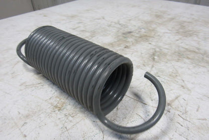 4" OD x 12-3/4" Open Ended Left hand Wound 3/8" Wire Heavy Extension Spring