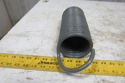 4" OD x 12-3/4" Open Ended Left hand Wound 3/8" Wire Heavy Extension Spring