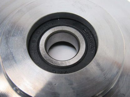 Dematic H000259AAE 6" OD Aluminum Take Up Pulley 21/32" ID Bore B-Section Belt
