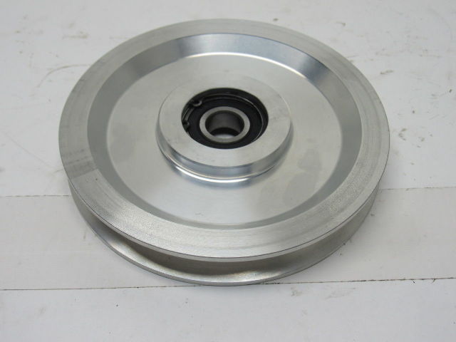 Dematic H000259AAE 6" OD Aluminum Take Up Pulley 21/32" ID Bore B-Section Belt