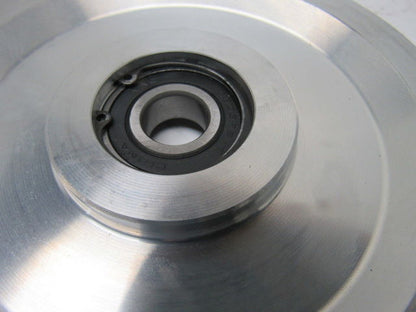 Dematic H000259AAE 6" OD Aluminum Take Up Pulley 21/32" ID Bore B-Section Belt
