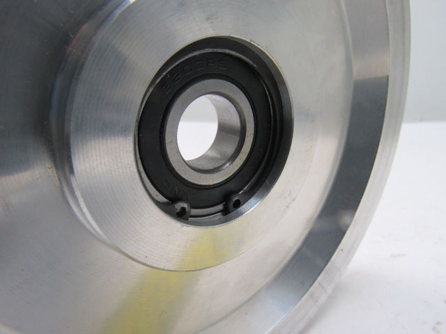 Dematic H000259AAE 6" OD Aluminum Take Up Pulley 21/32" ID Bore B-Section Belt