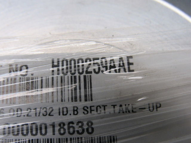 Dematic H000259AAE 6" OD Aluminum Take Up Pulley 21/32" ID Bore B-Section Belt