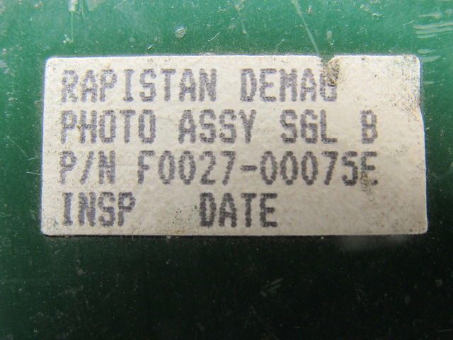 Rapistan F0027-00075F Photoeye And Box Assembly Demag Green Used Lot Of 5