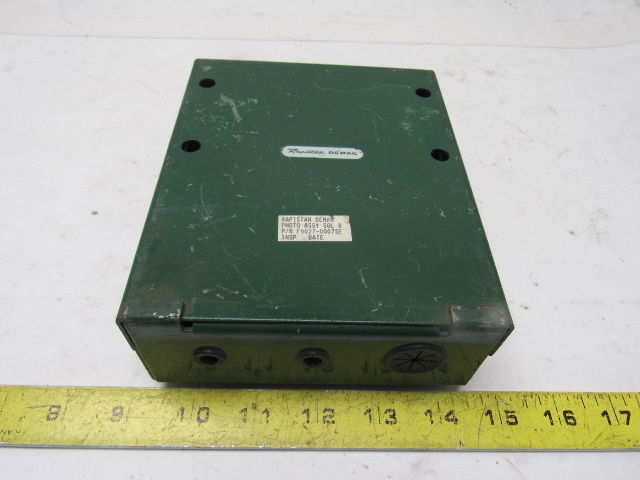 Rapistan F0027-00075F Photoeye And Box Assembly Demag Green Used Lot Of 5