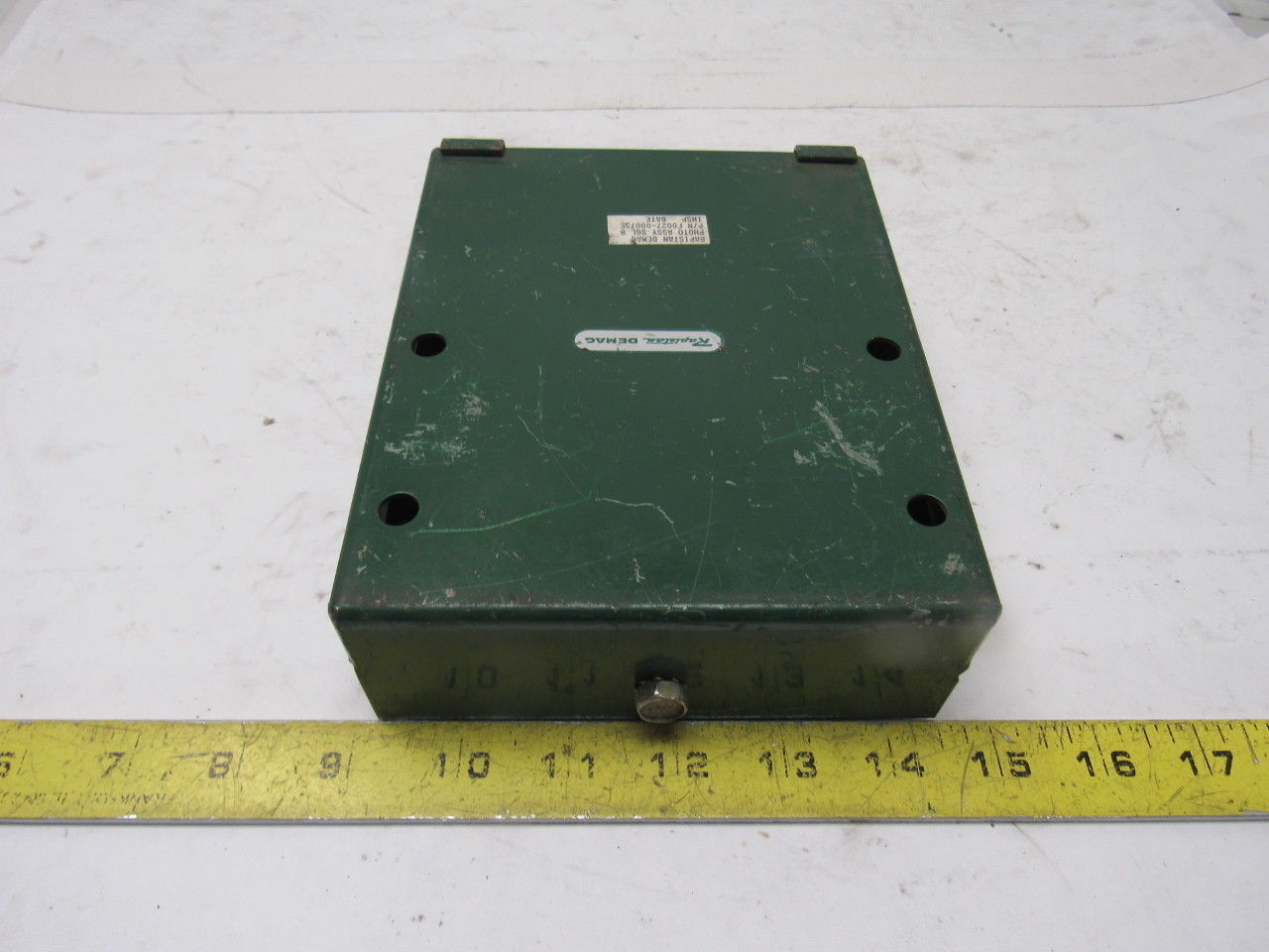 Rapistan F0027-00075F Photoeye And Box Assembly Demag Green Used Lot Of 5