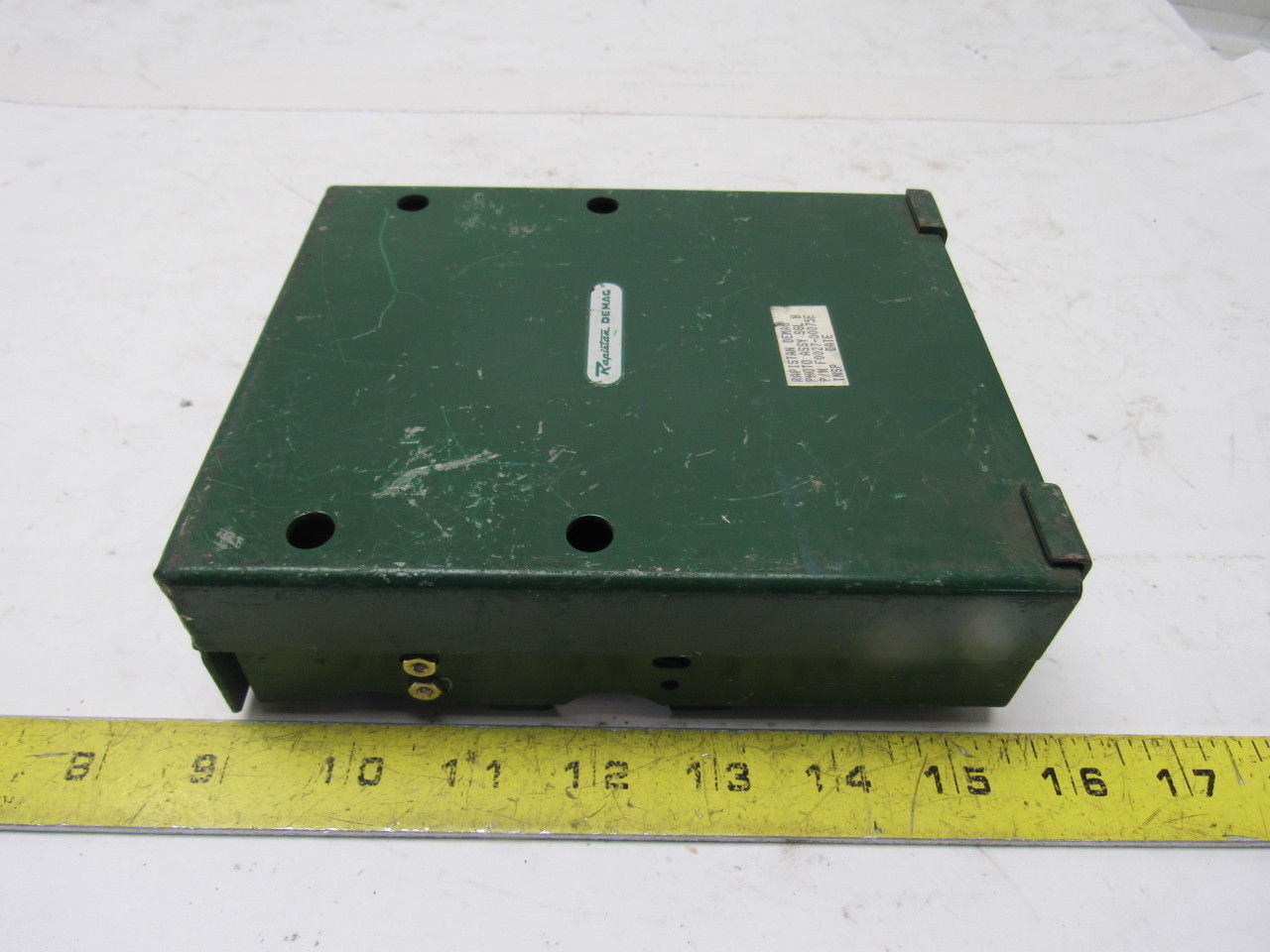 Rapistan F0027-00075F Photoeye And Box Assembly Demag Green Used Lot Of 5