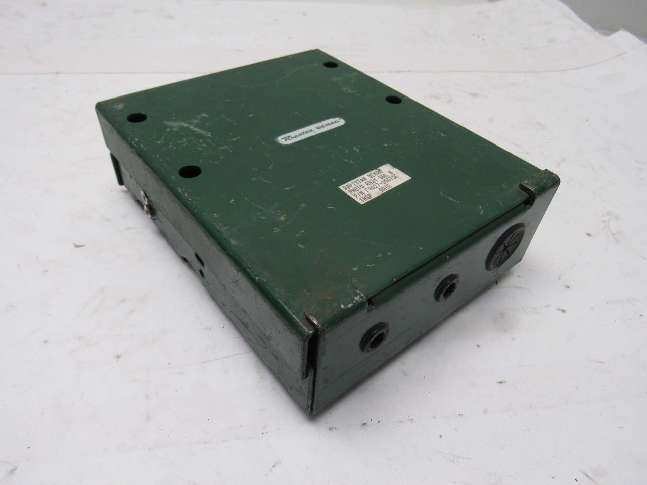 Rapistan F0027-00075F Photoeye And Box Assembly Demag Green Used Lot Of 5