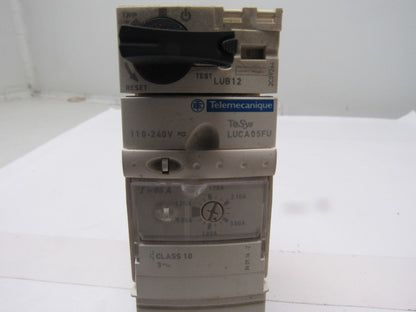 Telemecanique Tesys Luca05FU 600V 10Hp 3Ph Manual Starter Overload 1.7-5.0A