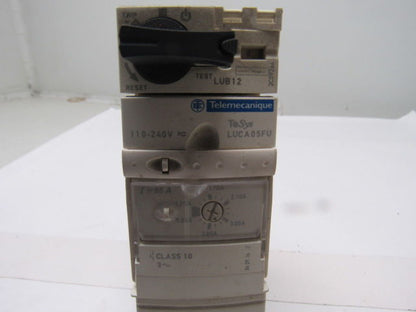 Telemecanique Tesys Luca05FU 600V 10Hp 3Ph Manual Starter Overload 1.7-5.0A