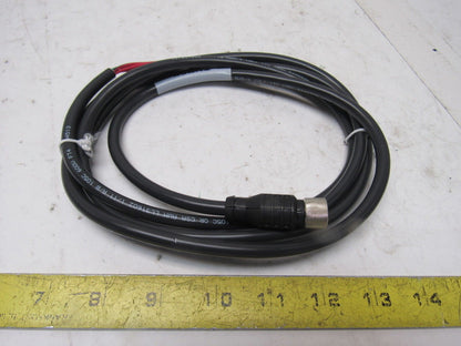 Turck KBE 4T-2/CS12753 18AWG 4 Conductor Female 4 Pin Microfast Cord Set 2M