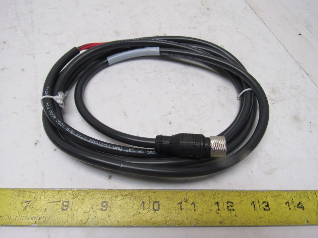 Turck KBE 4T-2/CS12753 18AWG 4 Conductor Female 4 Pin Microfast Cord Set 2M