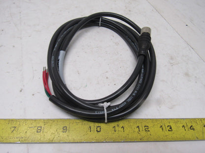 Turck KBE 4T-2/CS12753 18AWG 4 Conductor Female 4 Pin Microfast Cord Set 2M