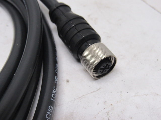 Turck KBE 4T-2/CS12753 18AWG 4 Conductor Female 4 Pin Microfast Cord Set 2M