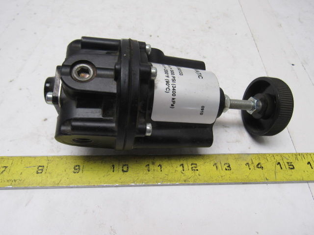 Parker 35501020 Dematic # 0430090133 500 PSI MAX Air Regulator 1/4" Ports