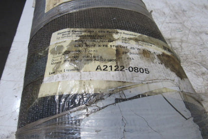 K000111ABL 25" Woven Back 1 Ply Textured Top Incline Conveyor Belt 16'4"