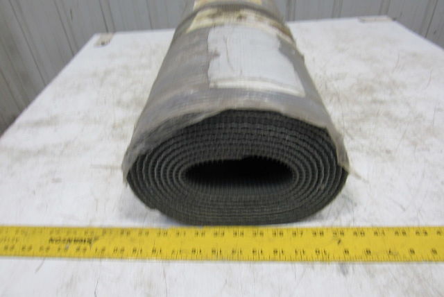 K000111ABL 25" Woven Back 1 Ply Textured Top Incline Conveyor Belt 16'4"