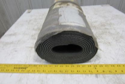 K000111ABL 25" Woven Back 1 Ply Textured Top Incline Conveyor Belt 16'4"