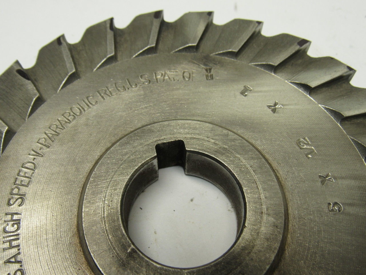 National Twist Drill 5" x 1/2" 26T Slitting Slot Cutter Blade 1" Keyed Arbor