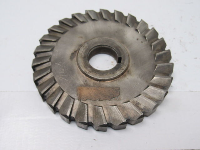 National Twist Drill 5" x 1/2" 26T Slitting Slot Cutter Blade 1" Keyed Arbor
