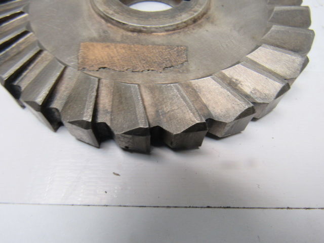 National Twist Drill 5" x 1/2" 26T Slitting Slot Cutter Blade 1" Keyed Arbor