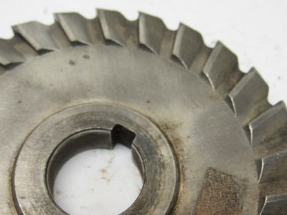 National Twist Drill 5" x 1/2" 26T Slitting Slot Cutter Blade 1" Keyed Arbor
