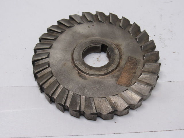 National Twist Drill 5" x 1/2" 26T Slitting Slot Cutter Blade 1" Keyed Arbor
