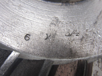 National Twist Drill 6" x 3/4" Slot Cutting Slitter Blade 26T 1-1/4" Arbor