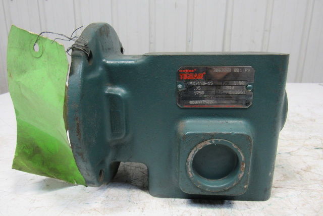 Dodge 56/150-15 15:1 Ratio 1750RPM 3/4Hp Input 117RPM LH Output Gear Reducer