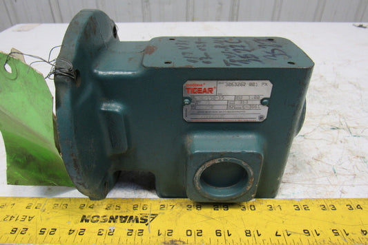 Dodge 56/150-15 15:1 Ratio 1750RPM 3/4Hp Input 117RPM LH Output Gear Reducer