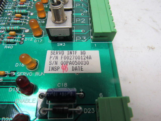 Rapistan F002700124A Servo Interface Board