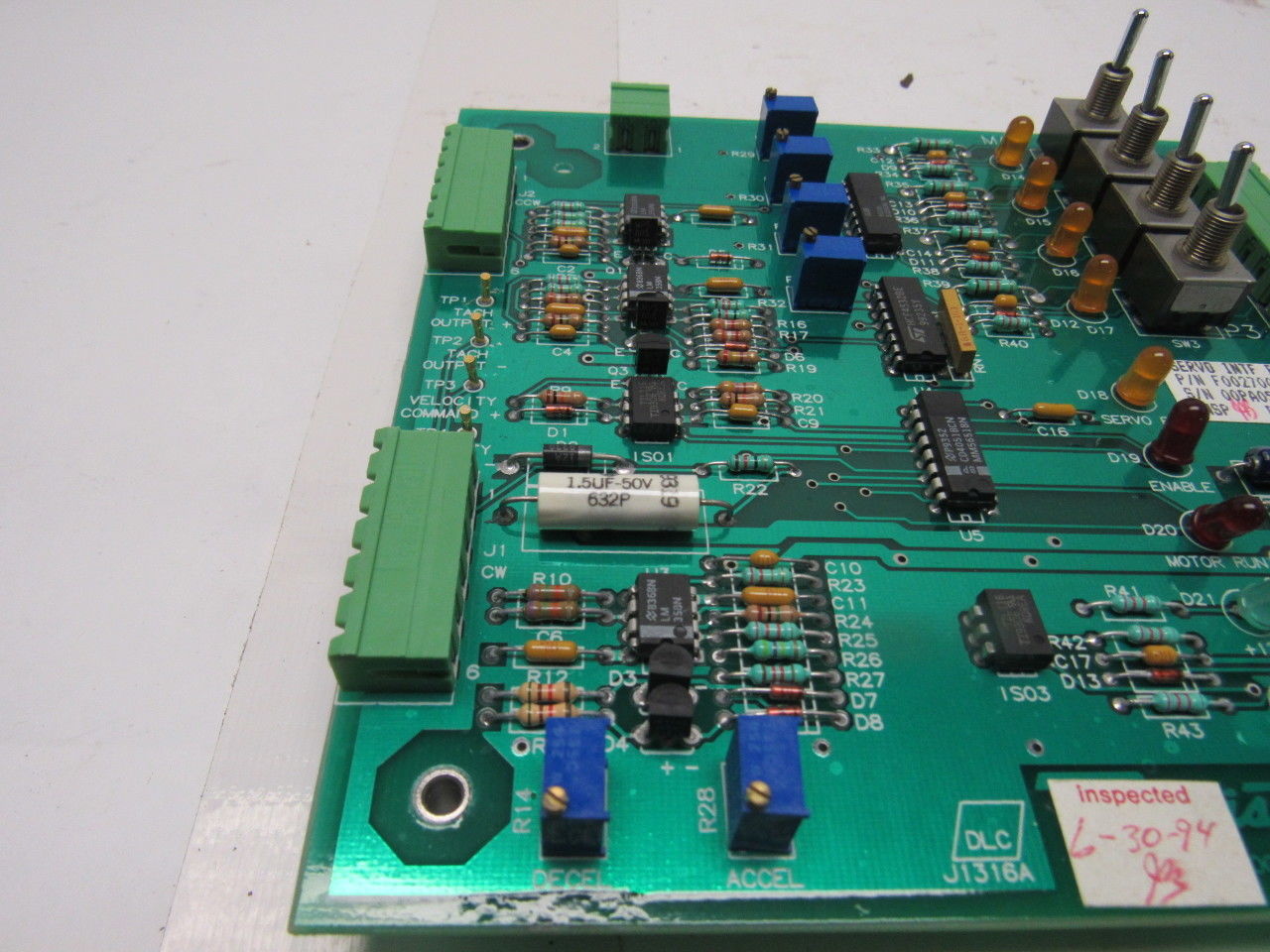 Rapistan F002700124A Servo Interface Board