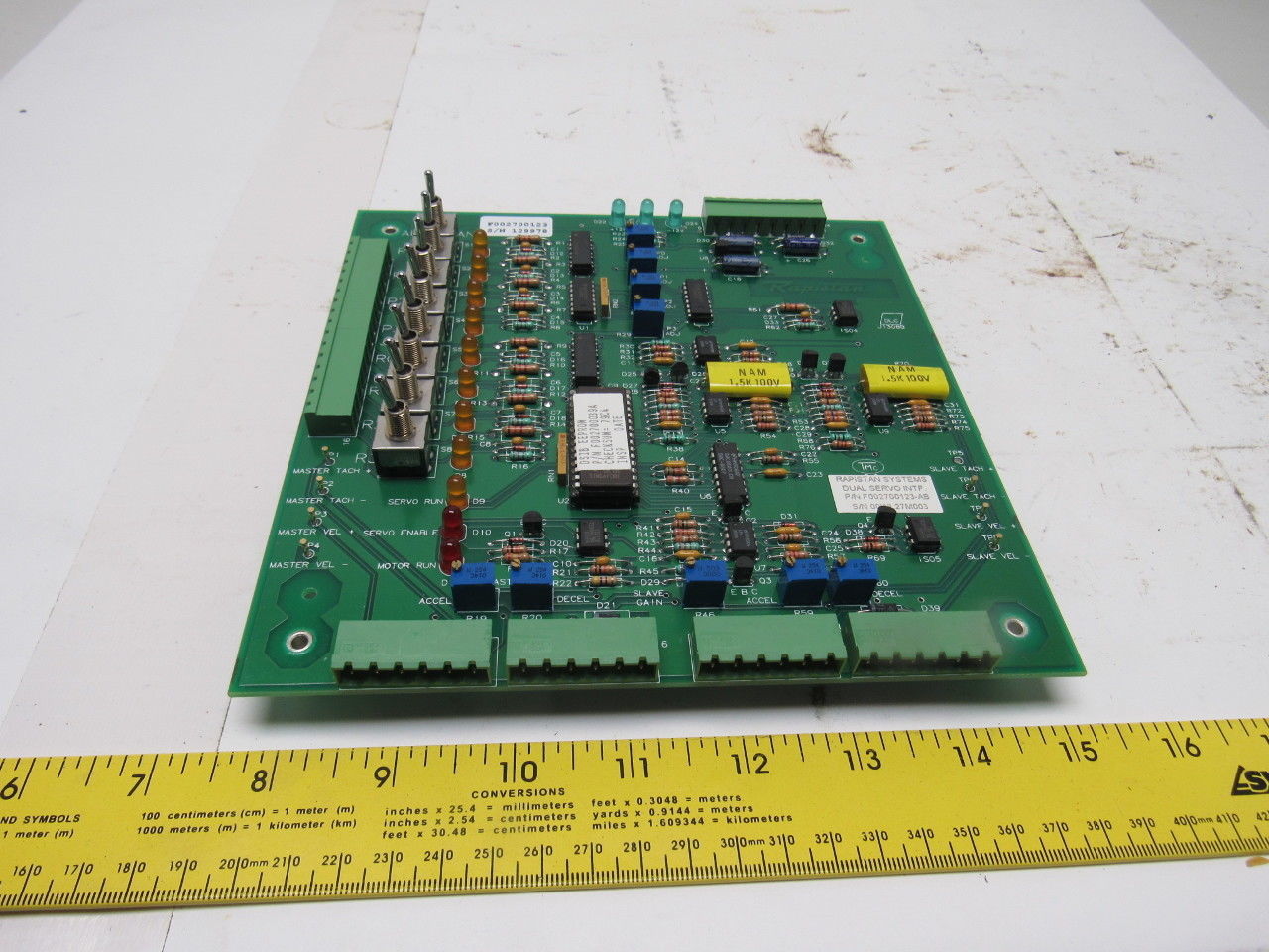 Rapistan F002700123-AB Dual Servo Interface Circuit Board