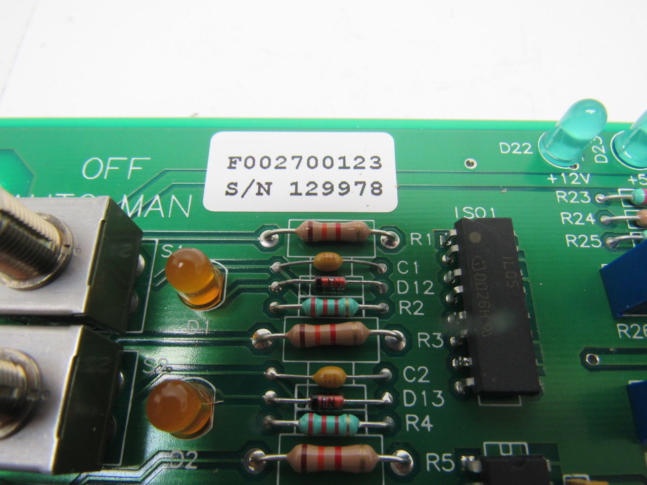 Rapistan F002700123-AB Dual Servo Interface Circuit Board