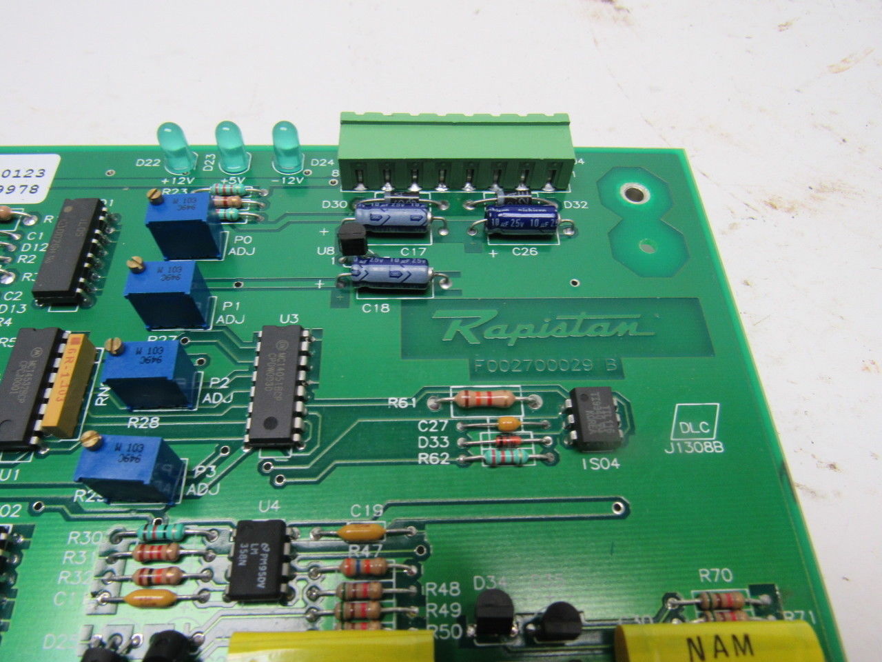 Rapistan F002700123-AB Dual Servo Interface Circuit Board