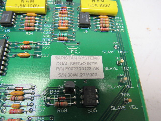 Rapistan F002700123-AB Dual Servo Interface Circuit Board