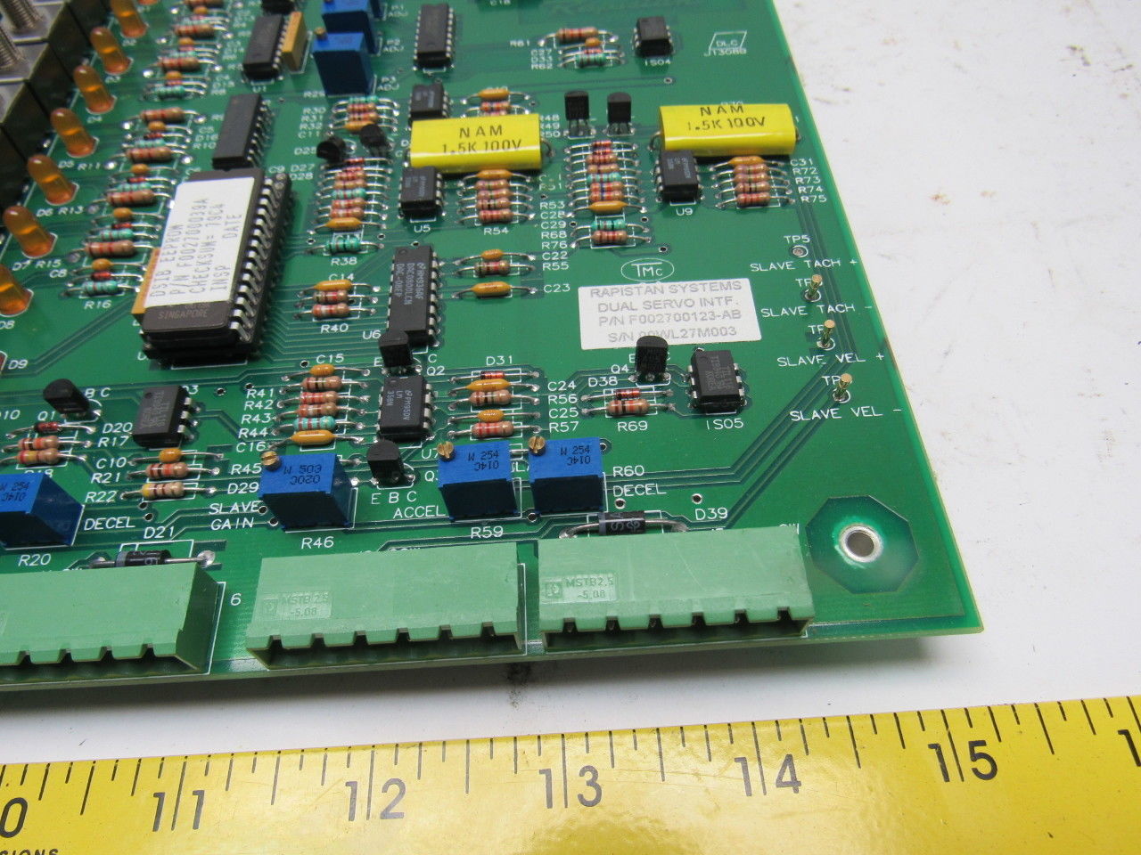 Rapistan F002700123-AB Dual Servo Interface Circuit Board