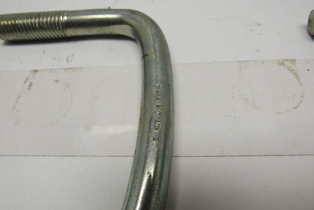 5/8-11 Threaded Square Bend U-Bolt Lot Of 2
