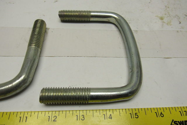 5/8-11 Threaded Square Bend U-Bolt Lot Of 2