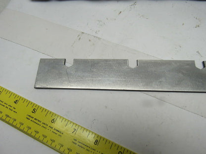 Roller Conveyor Skirting Edge For 7/16" Hex Rollers 3" Centers 24" OAL Lot Of 70