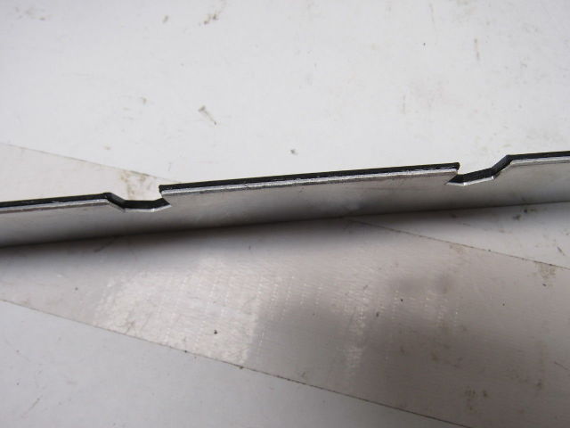 Roller Conveyor Skirting Edge For 7/16" Hex Rollers 3" Centers 24" OAL Lot Of 70