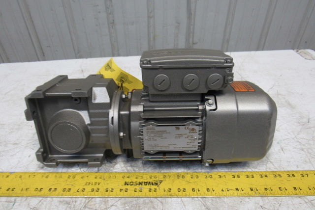 Dematic S37 DRS71S4BE05HR .25kW 51.30:1 Ratio 230/460V RH Output Gear Motor
