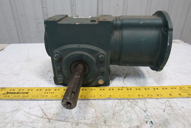 Dodge 23A10L14SL414FH 10:1 Ratio 1750RPM 3.42Hp Input 175RPM Ext Shaft Gear Box