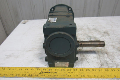 Dodge 23A10L14SL414FH 10:1 Ratio 1750RPM 3.42Hp Input 175RPM Ext Shaft Gear Box