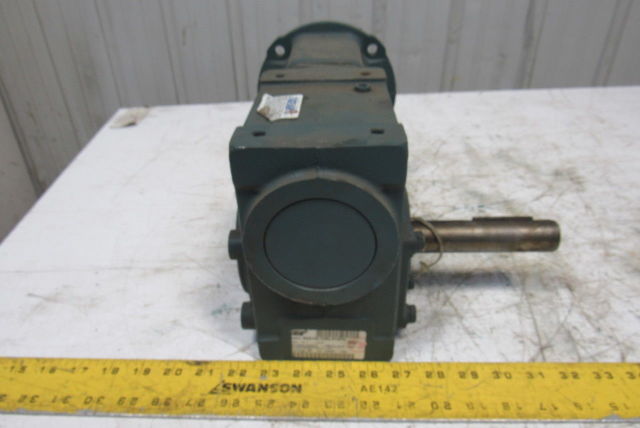 Dodge 23A10L14SL414FH 10:1 Ratio 1750RPM 3.42Hp Input 175RPM Ext Shaft Gear Box
