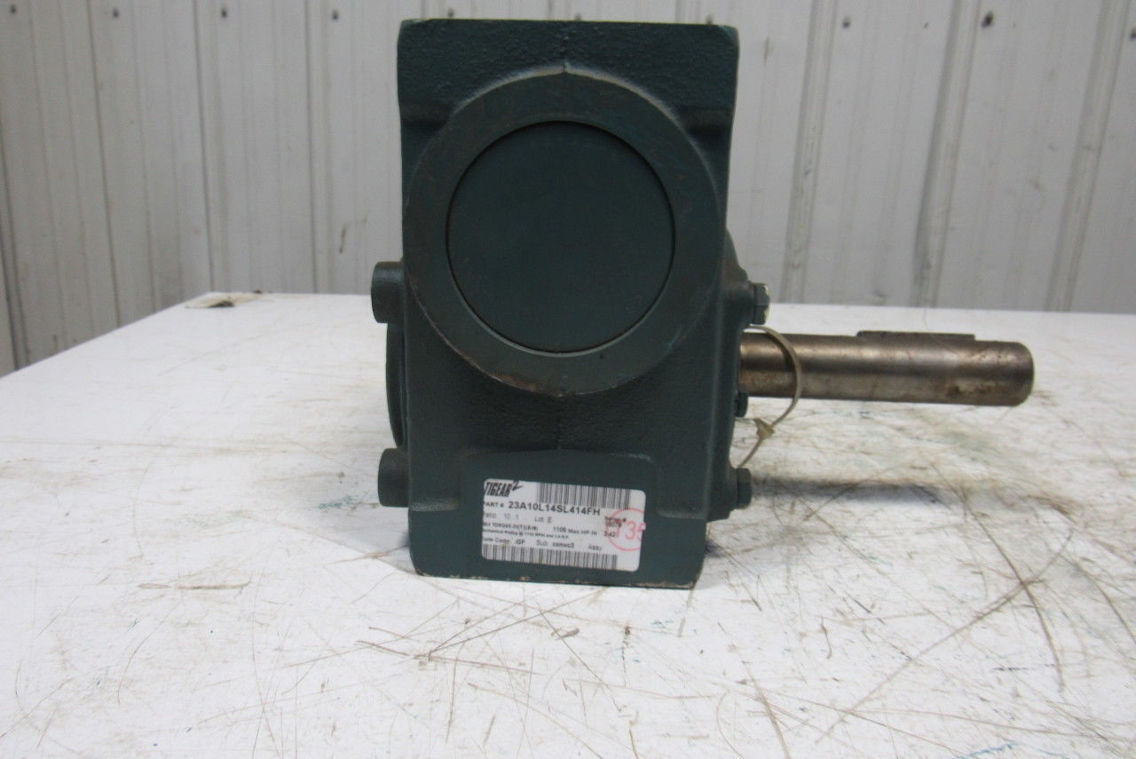 Dodge 23A10L14SL414FH 10:1 Ratio 1750RPM 3.42Hp Input 175RPM Ext Shaft Gear Box